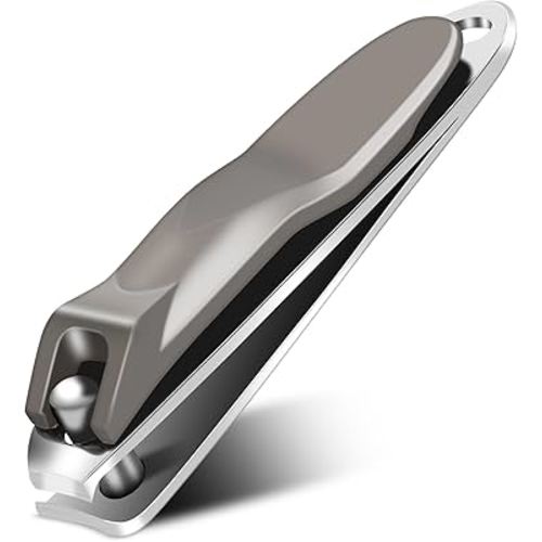 Baby Nail Clipper, Stainless Steel Small Jaw Nail Trimmer for Newborn, Toddlers, Infant, Child, Precision Nail Grooming Tool for Tiny Fingers and Toes (Gray)