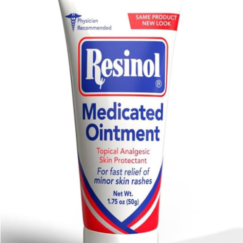 Resinol Medicated Ointment For Itch Relief And Protection Of Skin Rashes and Irritations, 1.75 Ounce Tube