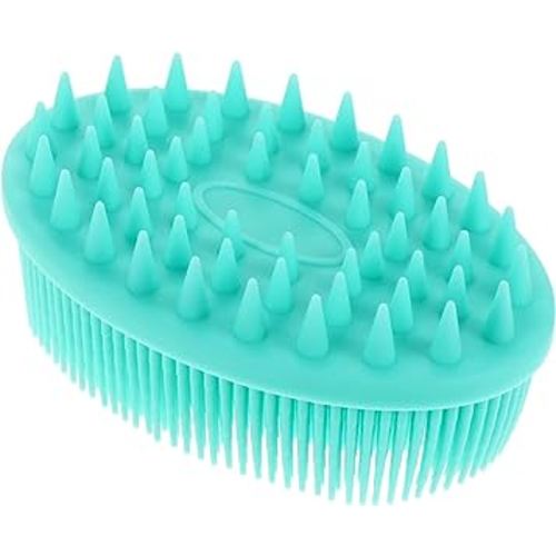 Silicone Body Bath Brush Cap Brush Soft Hair Massage Brush Hair Scalp Massager for Newborns Toddlers Kids Shower