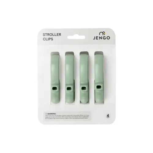 Jengo Pram Clips 4PK Sage | Baby Bunting AU