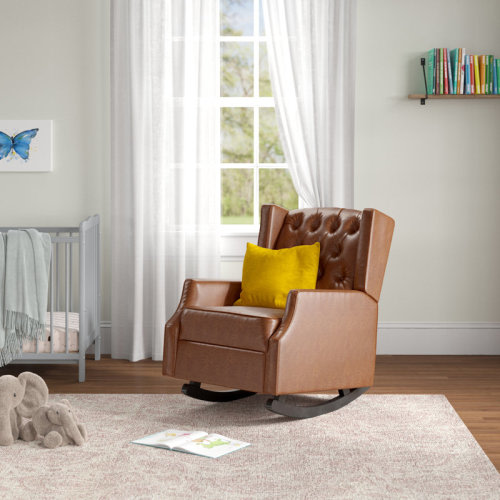 Lark Manor™ Ahlayah Upholstered Rocking Chair & Reviews | Wayfair
