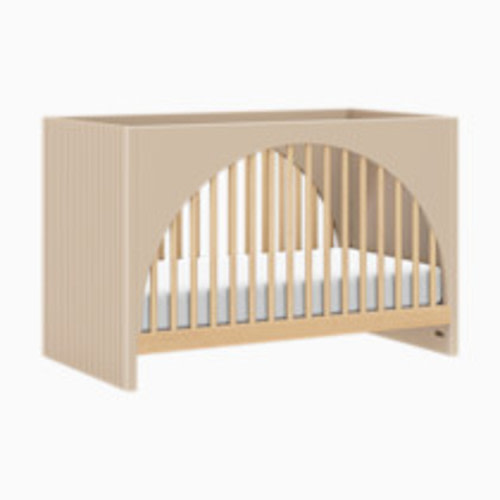 babyletto Moab 3-in-1 Convertible Crib - Taupe/Ash