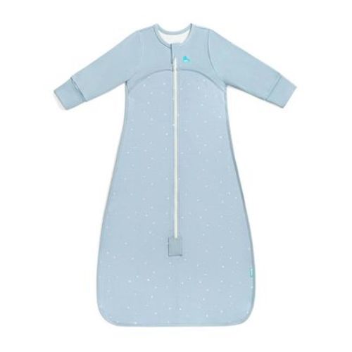 Love to Dream Long Sleeve Sleep Bag - Original Cotton 1.0 TOG Twinkle Blue - 6-18M: Two-Way Zipper, Swaddle Wrap, Breathable Fabric, Knit Construction
