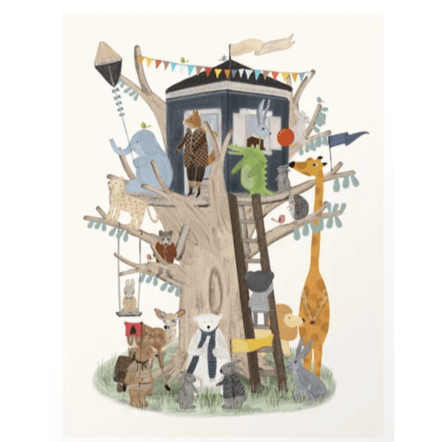 little playhouse Art Print by bri.buckley | Society6