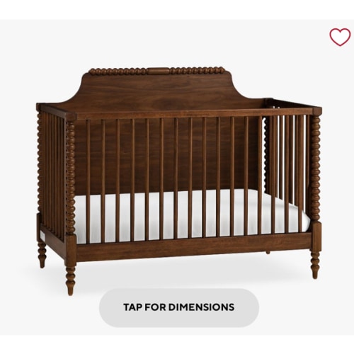 Chris Loves Julia 4-in-1 Convertible Crib | Pottery Barn Kids