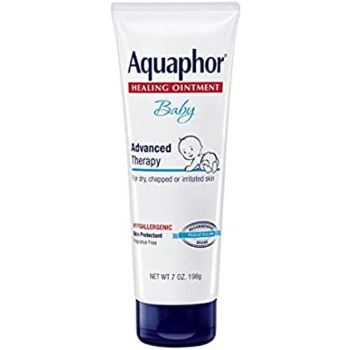 Aquaphor Baby Healing Ointment Advanced Therapy Skin Protectant, Dry Skin and Diaper Rash Ointment, 7 Oz Tube