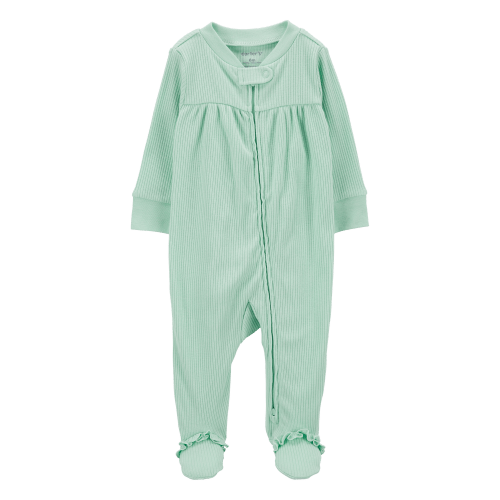 Baby Textured 2-Way Zip Sleep & Play Pajamas - Carter's | Carter's