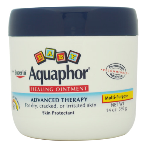 Aquaphor Baby Healing Ointment Advanced Therapy Skin Protectant, Dry Skin and Diaper Rash Ointment, 14 Oz Jar