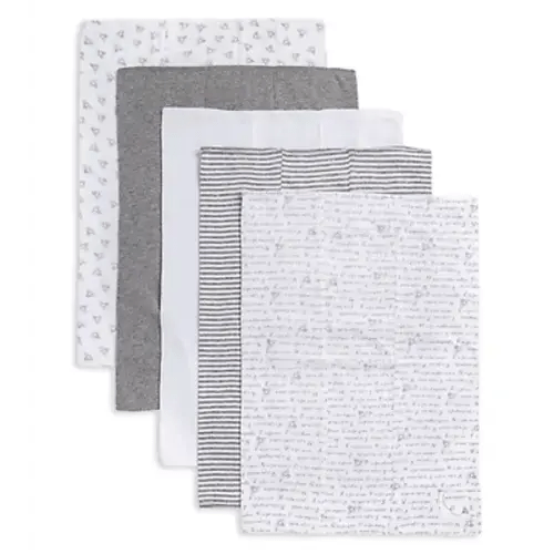 Extra Absorbent Organic Neutral Baby Burp Cloths Set of 5 | Burt's Bees Baby®