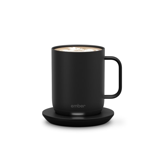 Ember Temperature Control Smart Mug 2, 10 oz, Black 1.5-hr Battery Life App Controlled Heated Coffee Mug