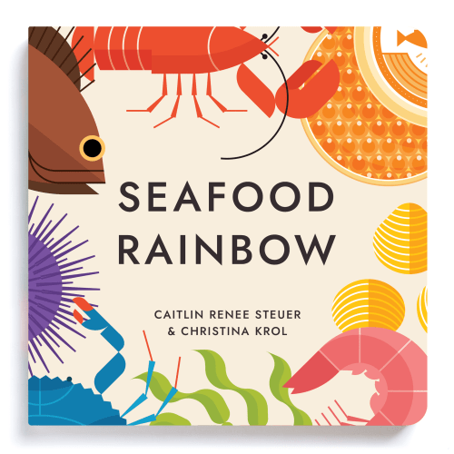 Seafood Rainbow Board Book: Explore Ocean Flavors – Chunky Deli