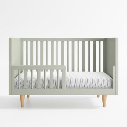 Finn Sage Green Wood Toddler Bed Rail