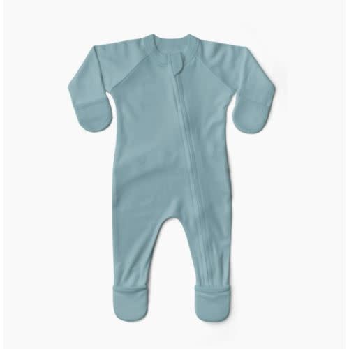 Goumi Kids Grow With You Footie- Snug Fit - Poolside, Newborn