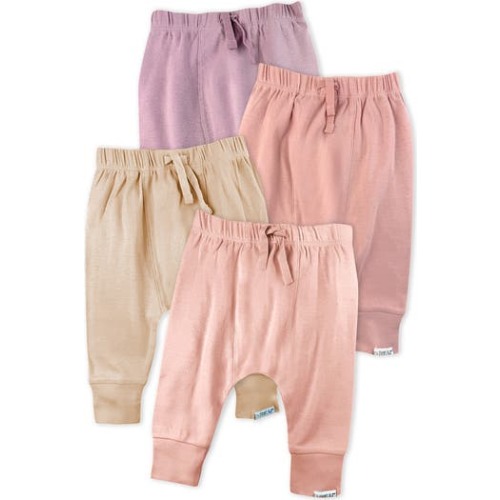 Jordan Set of 4 Assorted Organic Cotton Joggers, 0-3M
