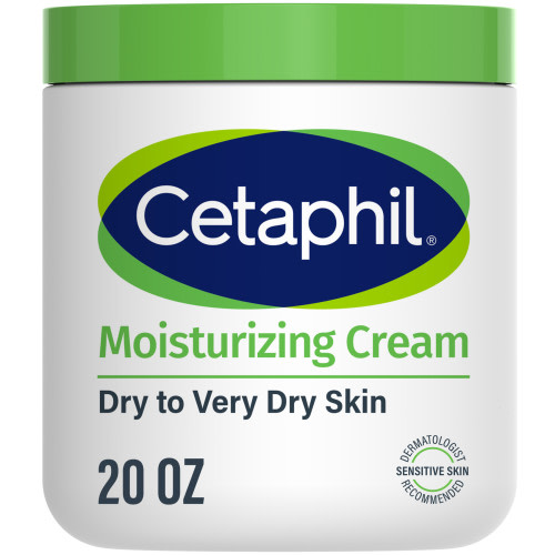Cetaphil Moisturizing Cream for Dry to Very Dry Skin, Unscented, 20 fl oz