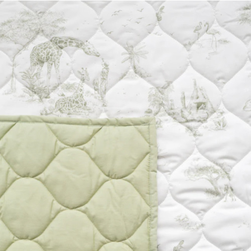 Safari Toile Quilted Playmat