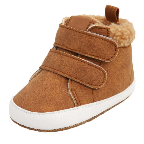 Hifoo High Top Fall Winter Baby Shoes Baby Shoes Toddler Shoes Warm Shoes Soft Infant Footwear