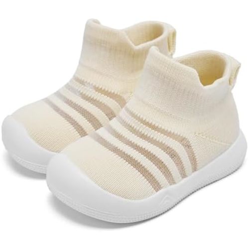 Eashi Baby Boy Girl Non-Skid Indoor Infant Walking Shoes Breathable Warm Elastic Sock Shoes with Memory Sole Protect Toes Outdoor Sneakers