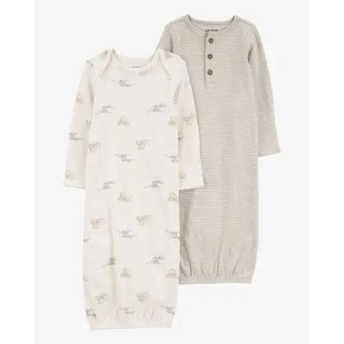 (NB) | Baby 2-Pack Sleeper Gowns - Carter's | Carter's