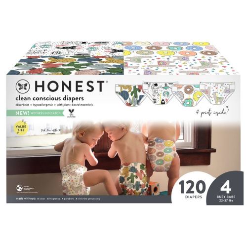 The Honest Company Disposable Diapers - (Select Size and Pattern)