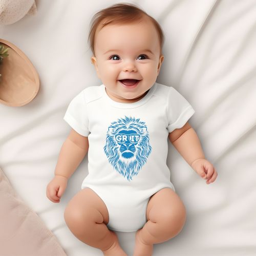 Infant Detroit Football Grit Bodysuit, Baby All Grit Long Sleeve Bodysuit, Boys & Girls Detroit Football Tshirt, Gift For Sports Fan