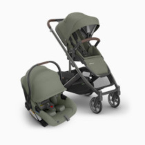 UPPAbaby Cruz V3 Stroller & Aria V2 Infant Car Seat Travel System - Evelyn