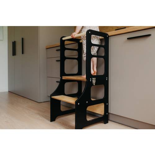 Transformable kitchen tower, Kitchen tower, Foldable kitchen tower, Montessori learning stool, Toddler tower, Toddler learning stool, Table,