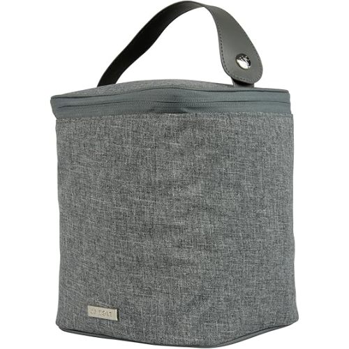 JJ Cole Bottle Cooler, Gray Heather, 4 Bottles, Gray