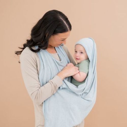 Kyte Baby Terry Apron Towel in Fog Fog