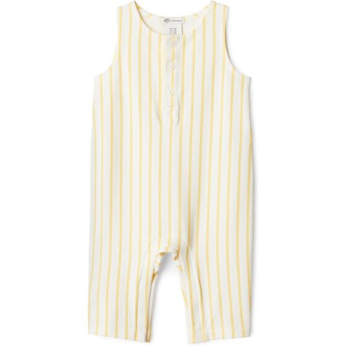 Amazon Essentials x Sofia Grainge Unisex Babies' Sleeveless Lightweight French Terry Romper