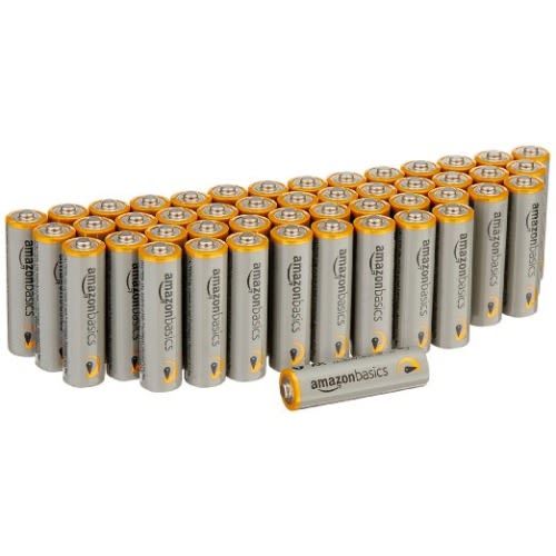 AmazonBasics AA Performance Alkaline Batteries (48-Pack) - Packaging May Vary
