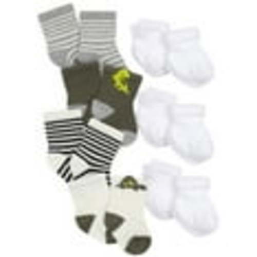 Gerber Baby Boys Wiggle-Proof Socks 10 Pack (Newborn-0/6M)