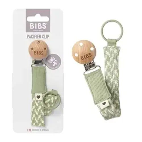 BIBS Paci Braid | Made in Denmark | Sage/Ivory | ONE Size