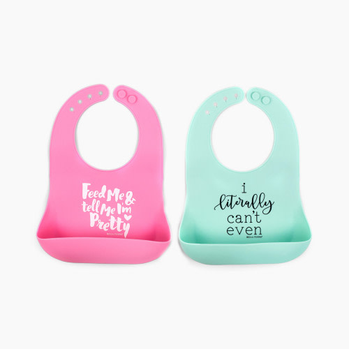 Bella Tunno Wonder Bib (2 Pack) - Feed Me + Can't Even