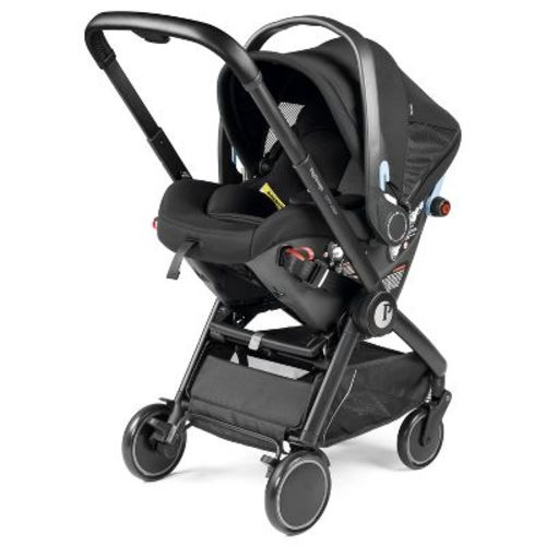 Peg Perego City Loop Infant Car Seat and Stroller Combo with Primo Viaggio Urban Mobility Travel System - True Black