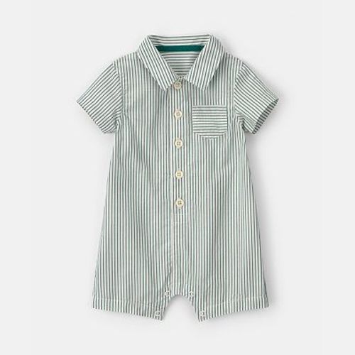 Baby Carter's Stripe Short Sleeve Romper