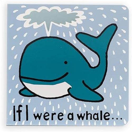 Jellycat If I were a Whale: A Touch and Feel Board Book Children's Book | Baby Gift