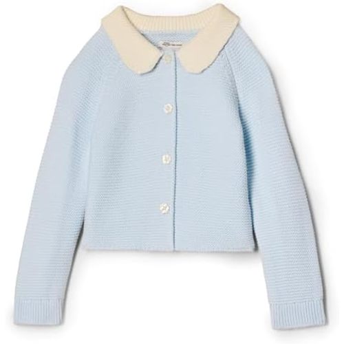 Amazon Essentials x Sofia Grainge Unisex Toddlers and Babies' Peter Pan Collar Sweater Jacket
