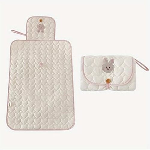 Amazon.com : Portable Diaper Changing Pad - Soft and Easy to Clean Diaper Changing Mat for Babies - The Perfect Lightweight and Foldable Pad for Traveling-Rabbit : Baby