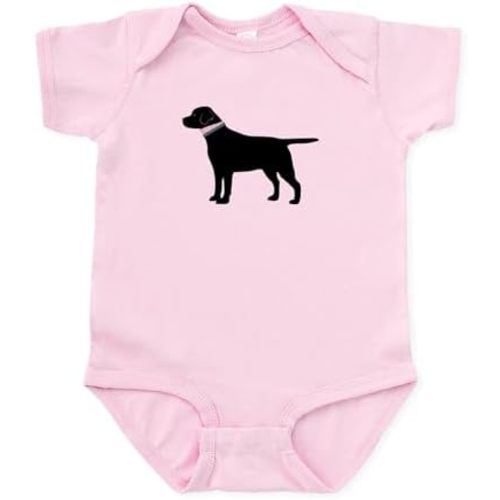 CafePress Preppy Black Lab Infant Bodysuit Cute Infant Bodysuit Baby Romper