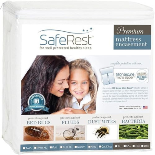 SafeRest Zippered Mattress Protector