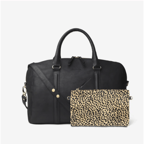 JOSEFINA LARGE BLACK POLKA POUCH – Josefina Bags