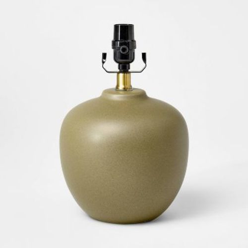 Ceramic Lamp Base Green - Threshold™ designed with Studio McGee