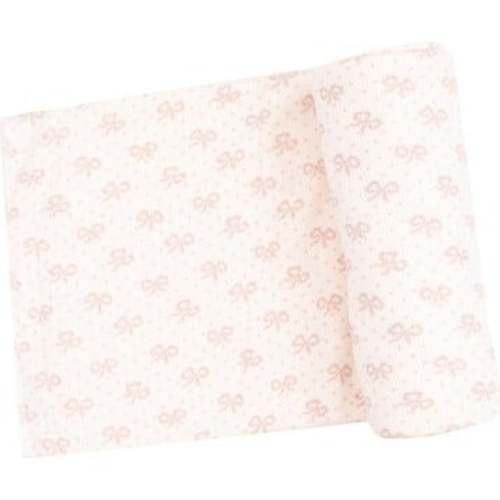 Swaddle Blanket, Vintage Mini Bows - Angel Dear | Maisonette