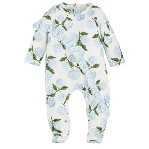 Hydrangea Ruffle Baby Sleeper