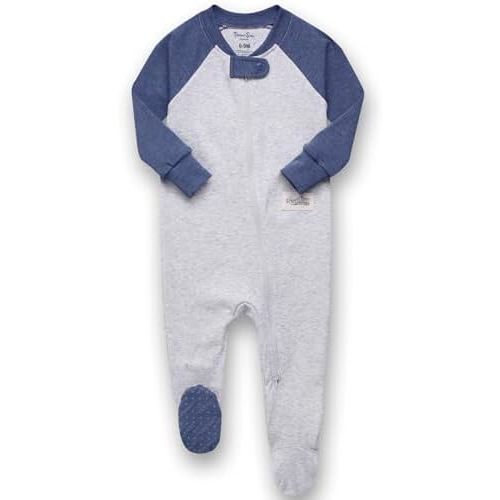 VAENAIT BABY Infant Toddler Boys Girls Modal Cotton Footed Pajamas One-Piece Romper Sleep and Play 0M-2T