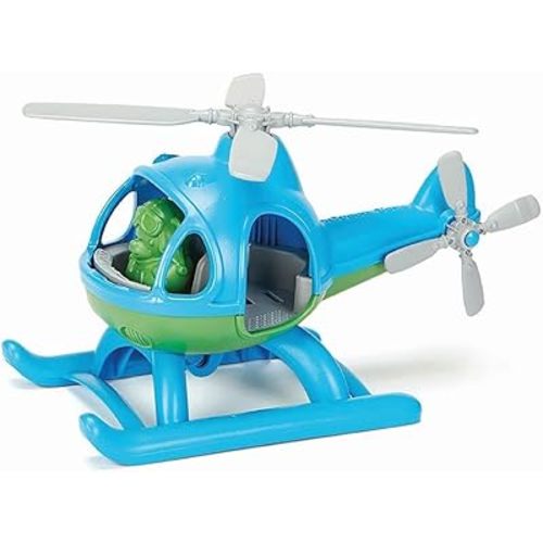 Green Toys Helicopter, Blue/Green