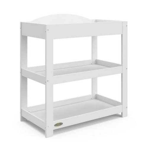 Graco Customizable Infant Changing Table with Changing Pad, White