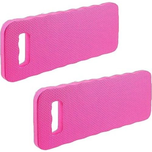 YWSHF 2 PCS Pink Garden Kneeling Pad,Knee Mat Waterproof Foam Knee Pads for Gardening,Cleaning,Baby Bath,Yoga,Praying and Exercise 15.745'' x 7.09'' x 0.79''