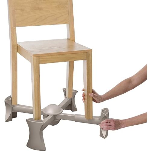 Booster Seat for Kitchen Chair, Natural – Goes Under The Chair – Portable Chair Booster for Toddlers and Grown Ups